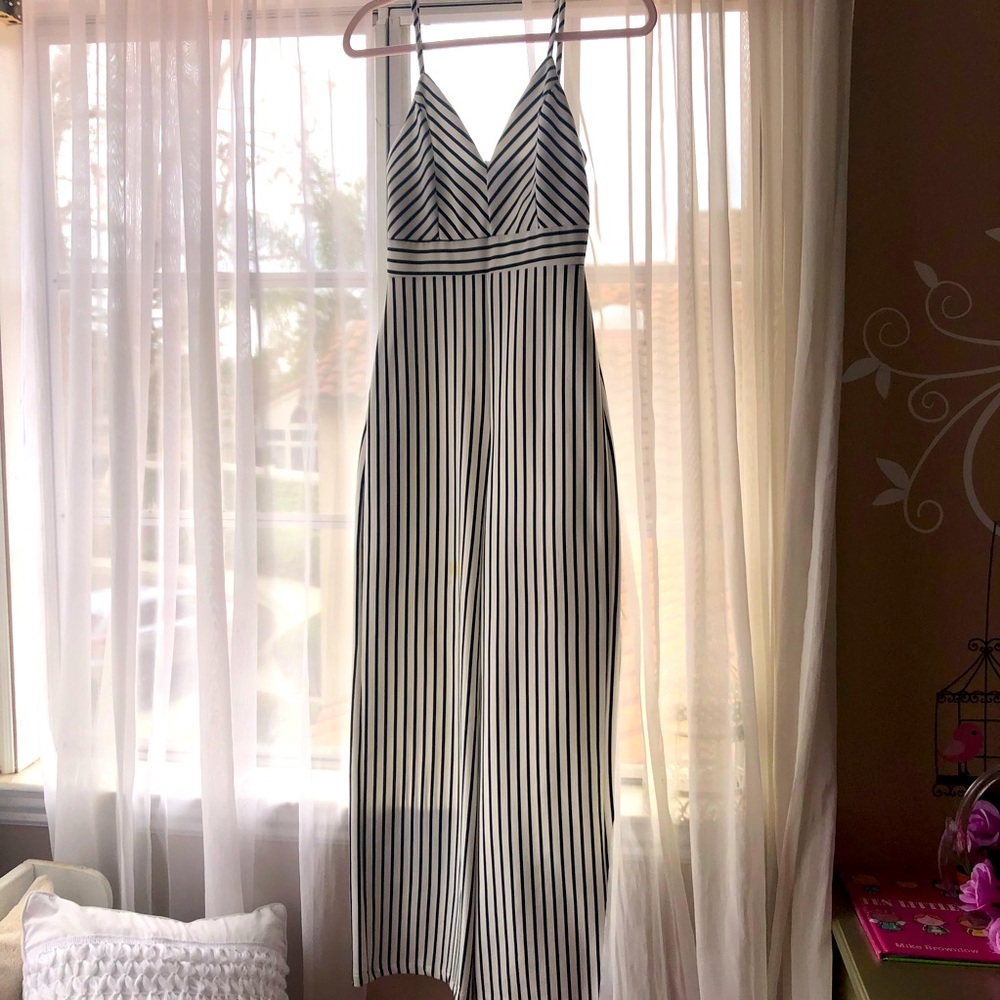 Striped Jumpsuit